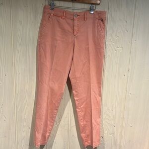 Pilcro Anthropologie Pink Straight Leg Pants